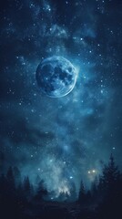 Obraz premium abstraction of solar system galaxy, star and planet.