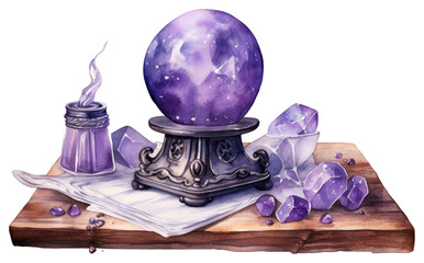 PNG Purple table amethyst gemstone.