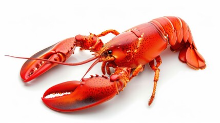 A Close-Up of a Cooked Lobster