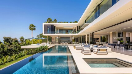 Modern Luxury Villa with Pool and Patio