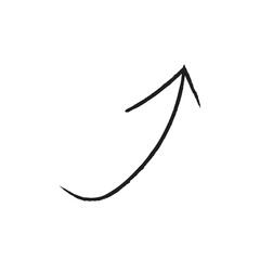 black arrow icon transparent png or isolated on  white background. flat style. arrow icon for your web site design, logo, app, UI design.