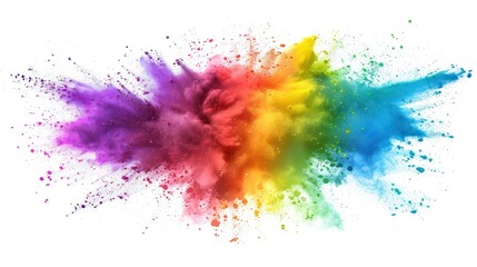 Multicolored Powder Explosion