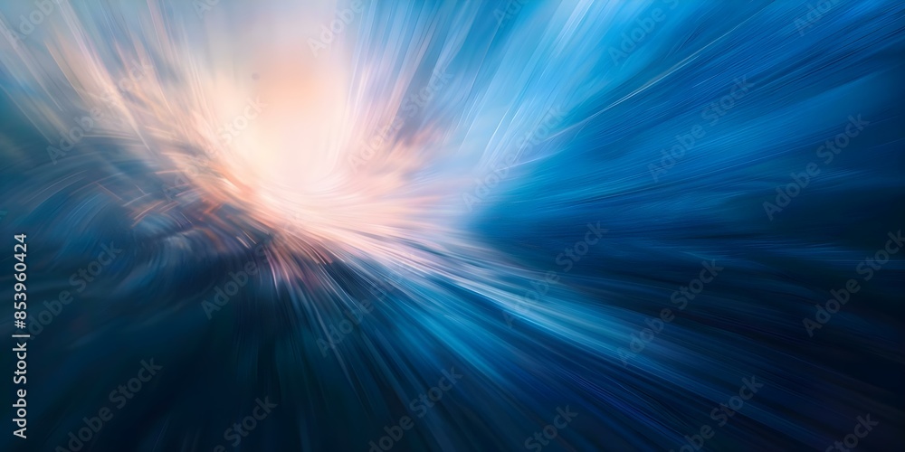 Aufkleber abstract impressionistic lightspeed background with clean lines and tranquil feel. concept abstract 