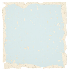 PNG LightBlue terrazzo ripped paper text blackboard page