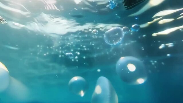 Abstract background with water drops