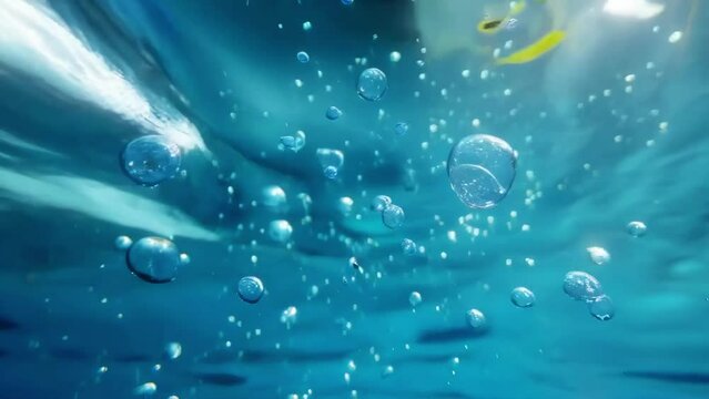 Abstract background with water drops
