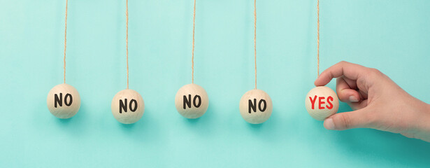 Yes against no, choosing a direction, new opportunity, decision making , following a challenge,...