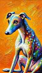 cremated greyhound, generative AI