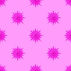 pattern with pink flowers