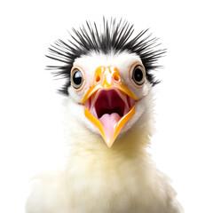 Obraz premium Charming Small Comb-crested Jacana with a Cute Smile isolated on a transparent background, png file, cut off bg, alpha canal