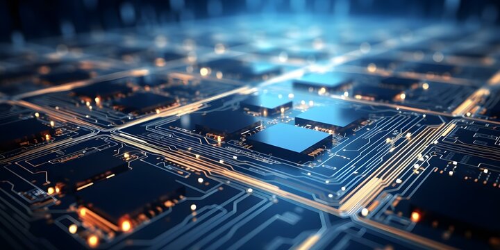 Digital circuit background graphics for electronic projects and presentations. Concept Circuit Design, Electronic Projects, Presentation Graphics, Digital Backgrounds