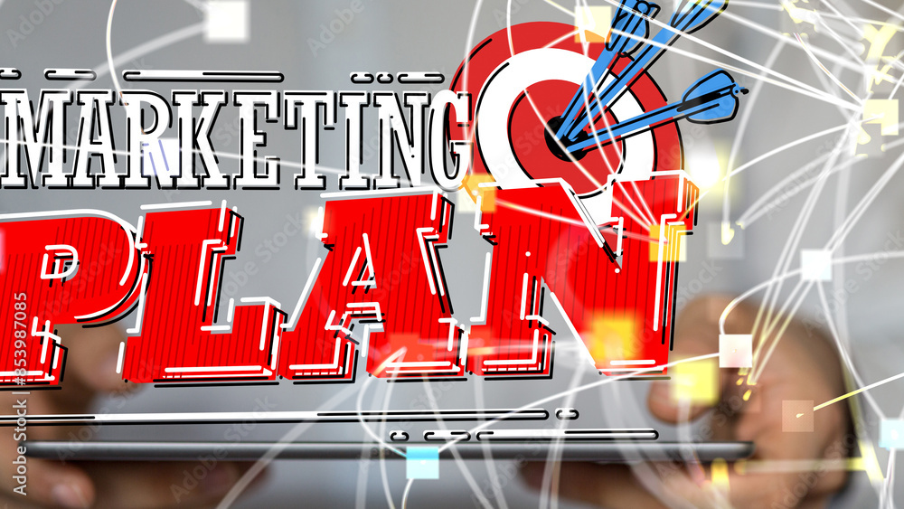 Poster dart target arrow hitting on bullseye which is the ultimate goal that everyone wants.
