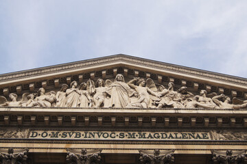 The architecture in Paris, France