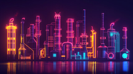 graphic resource for factory and industrial