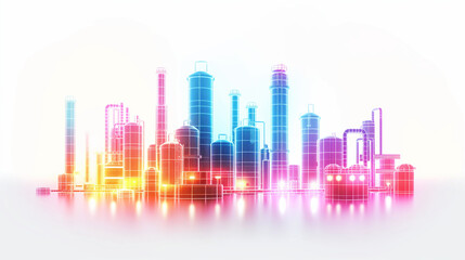 Obraz premium graphic resource for factory and industrial