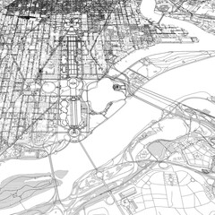 Fototapeta premium 3D illustration of city and urban in Washington DC USA