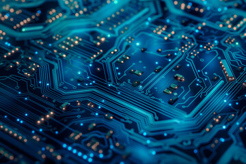 Abstract Digital Matrix Background with Binary Code Streams