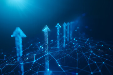 Digital Transformation and Technological Growth Conceptual Illustration