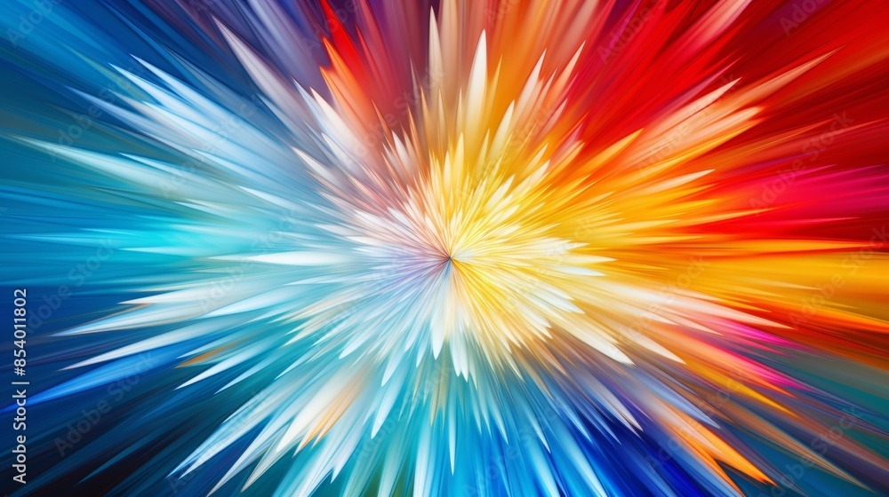 Poster bold and colorful abstract pattern, injecting energy and vibrancy into your space.