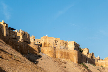 historic Jaisalmer Fort in Rajasthan, India