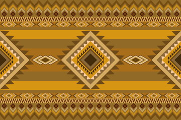 Decorative vector seamless traditional Design for clothing ethnic pattern and Native american indian motifs with background aztec tribal ornament handmade border beautiful art colorful.