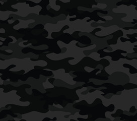 
camouflage black pattern vector texture repeat background seamless urban night print