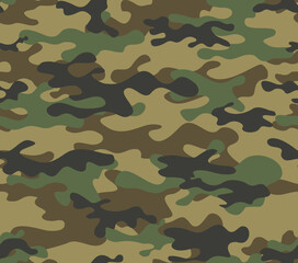 Fototapeta premium fashionable camouflage modern pattern, vector military print