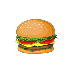 Vector Burger icon