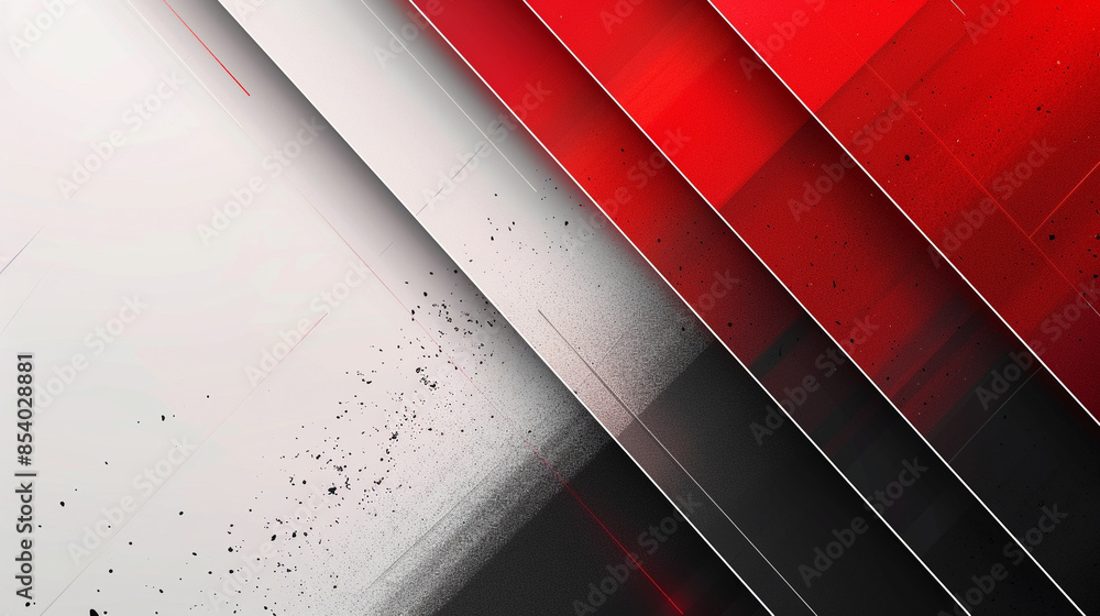 Canvas Prints red, black and white gradient background. powerpoint and business background
