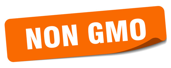 non gmo sticker. non gmo label
