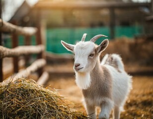 Koza w mini zoo agroturystyka