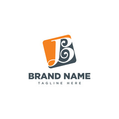 Modern Letter B Logo