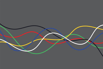 Vector background logo of the UEFA EURO Cup. European Football Championship pattern.