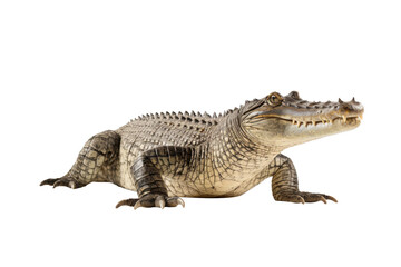 Obraz premium crocodile on a transparant background, PNG, Generative AI