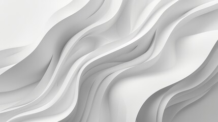 Abstract Architecture Background. White Circular Building.3d Rendering