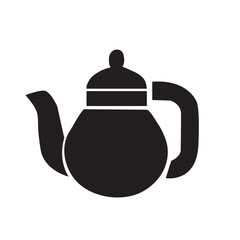 Kettle element icon.silhouette style icon vector illustration design.