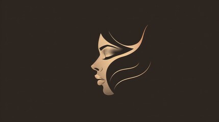 Elegant and polished logo for a Beauty Artist that embodies talent and innovation in the realm of cosmetics and beauty featuring a sleek and alluring design