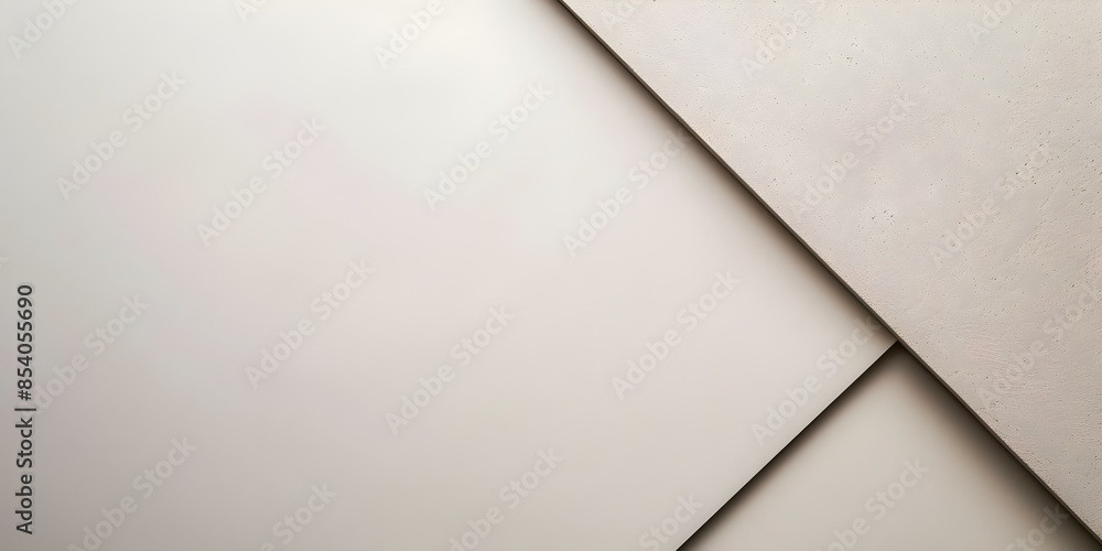 Poster cream and taupe intersecting lines form minimalist masterpiece with simple refinement. concept minim