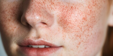 Closeup photo of red facial rash from Lupus raising awareness. Concept Facial Rash, Lupus Awareness, Closeup Photography, Health Conditions, Skin Inflammation