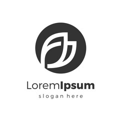 Leaf logo design for Plant shops