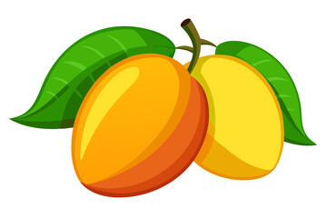 mango with leaves and branch