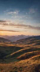 Naklejka premium landscape mountains