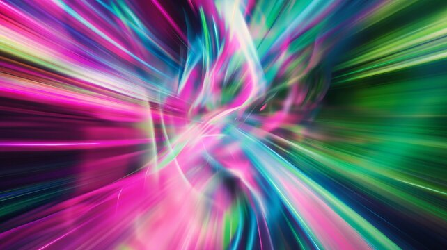 Conceptual biomorph illustration abstract digital artwork, fluid shapes with gradient shades Background wallpaper with sense of depth and movement. Chrome, holographic, liquid, glass texture.