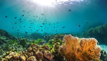Fototapeta premium Coral reef underwater