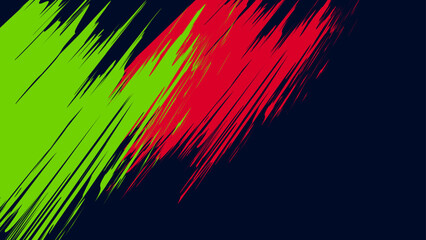 Obraz premium Modern red green background on dark background