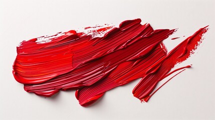 red_paint_brush_white_background 7