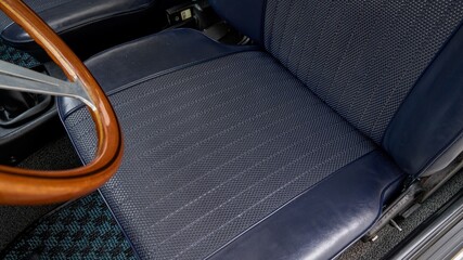 Drivers seat and steering wheel