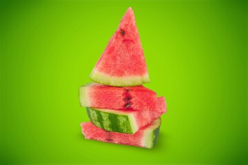 Fresh ripe sweet Watermelon slices