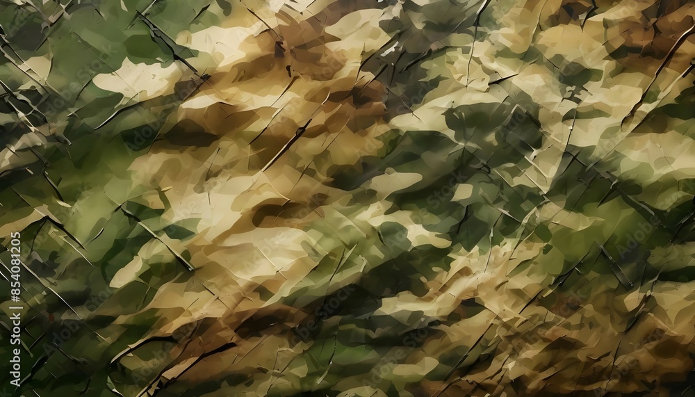 Wall mural military camouflage for textiles. Army Camouflage Design for Printing and Hunting - Wall murals