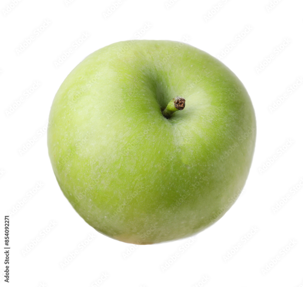 Wall mural whole ripe green apple isolated on white - Wall murals